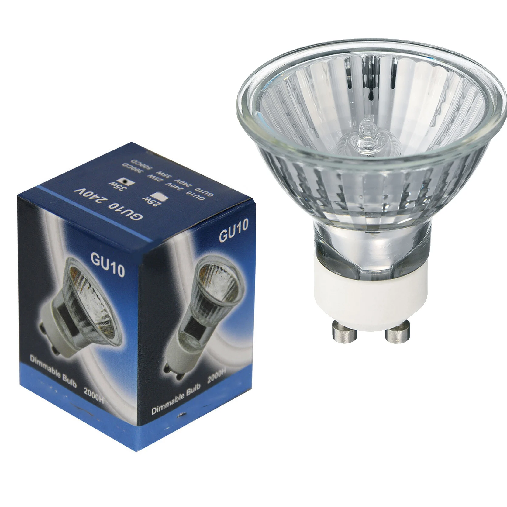 2021 manufacturer KC/CE 110V~220V GU10 Halogen Bulb NP5 Candle Warmer 20W 25W 35W 50W Glass SMD Spotlight 3000K warm lights home