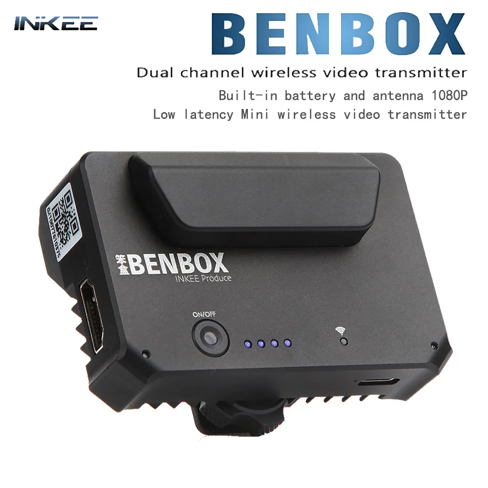 

INKEE Benbox Mini Video Transmitter Wireless 2.4G/5G Device Video Image Transmitter For DSLR/IOS iPhone/iPad /Android Phone