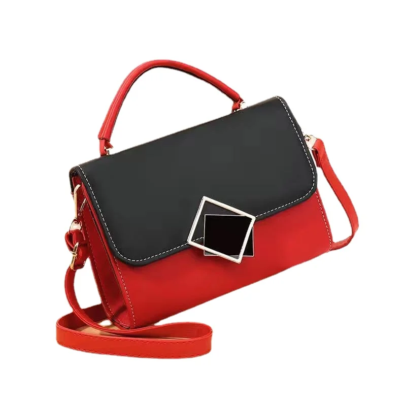 

2021 Wholesale In Stock High Quality Bag Messenger Bags Ladies Crossbody Bags Women Contrast Colors Mini Handbags Ladies Purses