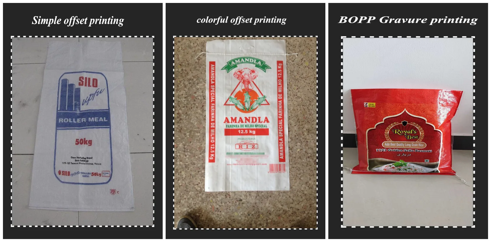 Custom Printed Maize Gluten Meal/corn Meal/maize Flour Packaging Pp Bag