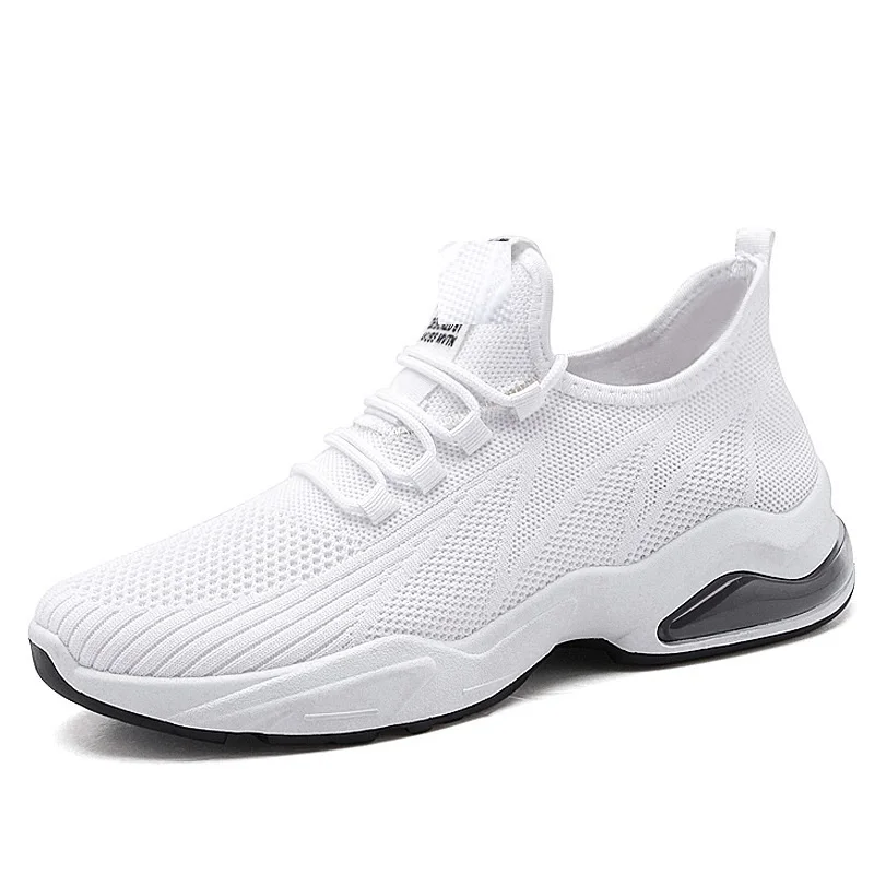 

Men's Mesh Running Shoes Air Cushioned Lightweight Athletic Sneakers for Students, 3 colors
