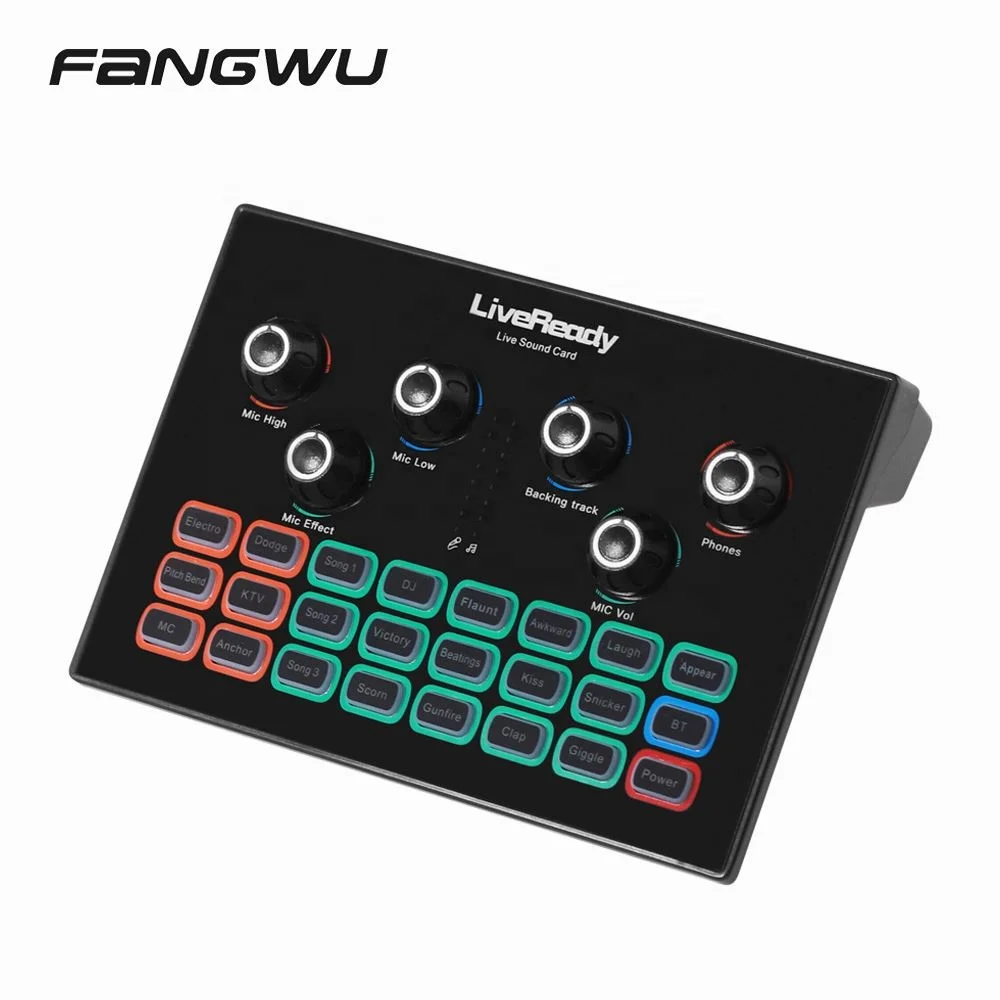

Hot Selling Android Usb Sound Card And Mixer Audio Studio Interface