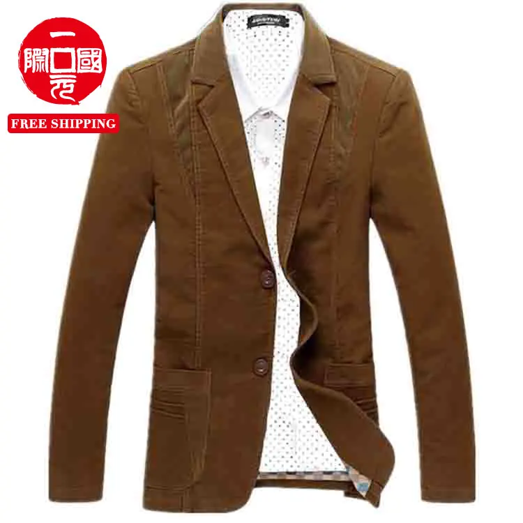 

Casual suit jacket men's Korean style slim cotton thin section youth large size suit