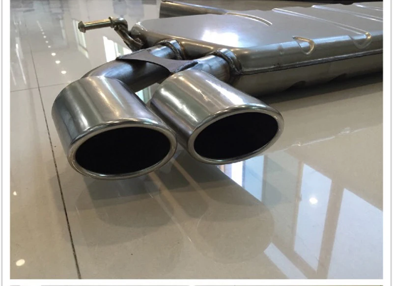 Muffler Exhaust Pipe With Diffuser For VW Golf 7 MK7 2012-2019 Refitted Upgrade To R Style GTI Auto Accessories