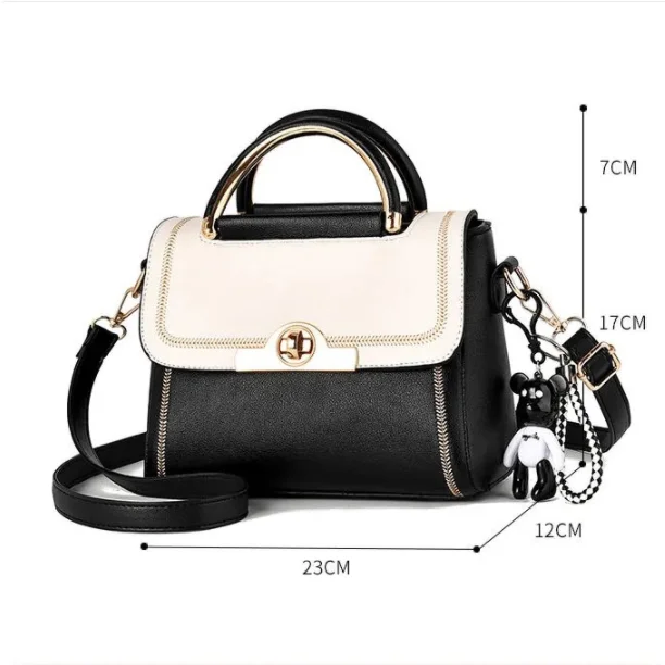 

Fashion PU Single Shoulder Sling Messenger Underarm Clutch One StrapsHandle Women Bag Non Printing Lady Bag