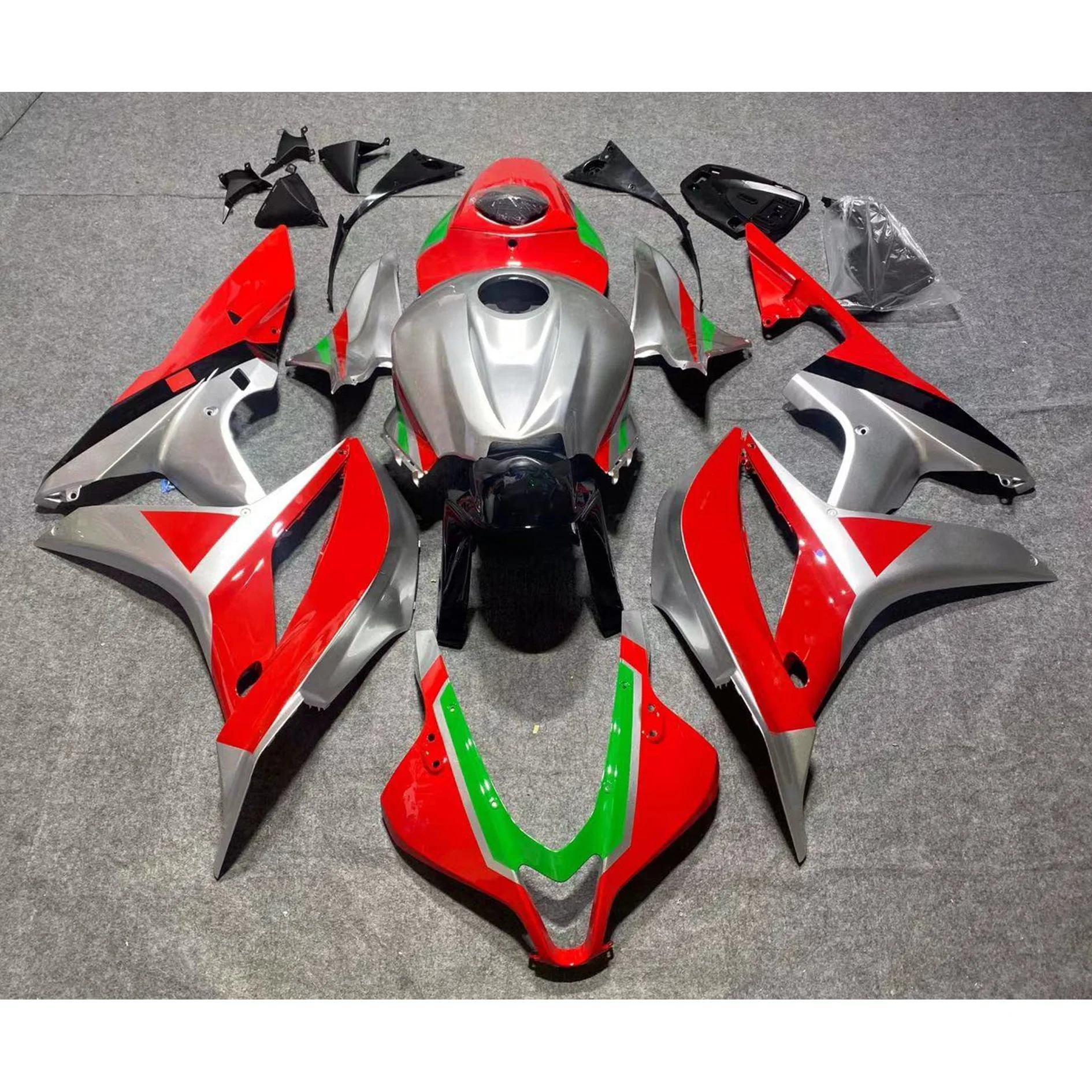

2022 WHSC Silver Green Red OEM Motorcycle Accessories For HONDA CBR600 RR 2007-2008 07 08 Motorcycle Body Systems Fairing Kits, Pictures shown
