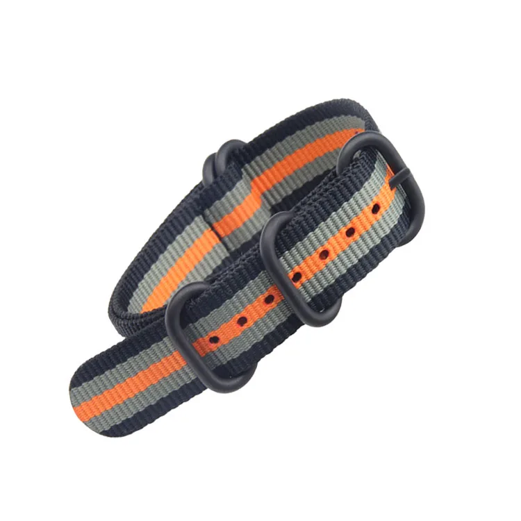 

19mm 20mm 21mm 22mm 3 Rings Zulu Nato Strap For Watch