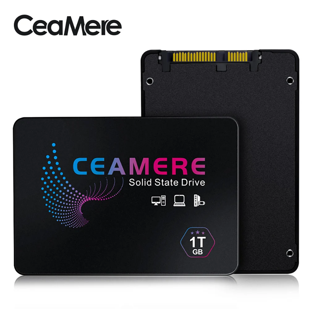 

CeaMere factory internal ssd Hard Drives sata3 2.5inch 120gb 128gb 240gb 256gb 480gb 512gb 960gb 1TB Solid State Disk, Black / white/others
