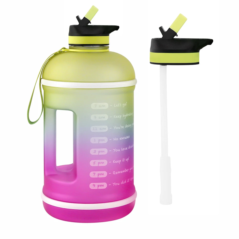 

2.5l/1/2 gal eco friendly water bottle/eco friendly gym jug, Matt duotone color