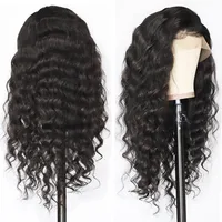 

Cheap Affordable Wholesale Indian Human Hair Loose Deep Wave Lace Frontal Wigs 130% 150% 180% 250% Density Pre Plucked Hair Wig