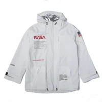 

NASA space suit windbreaker reflective bomber jacket hip hop