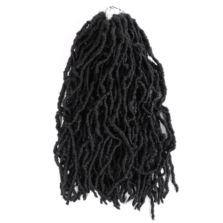 

Wholesale Private Label Nu Faux Locs 613 Bobby Synthetic Crochet Braid Hair 14 18 24 36 Inches Bobbi Nu Locs