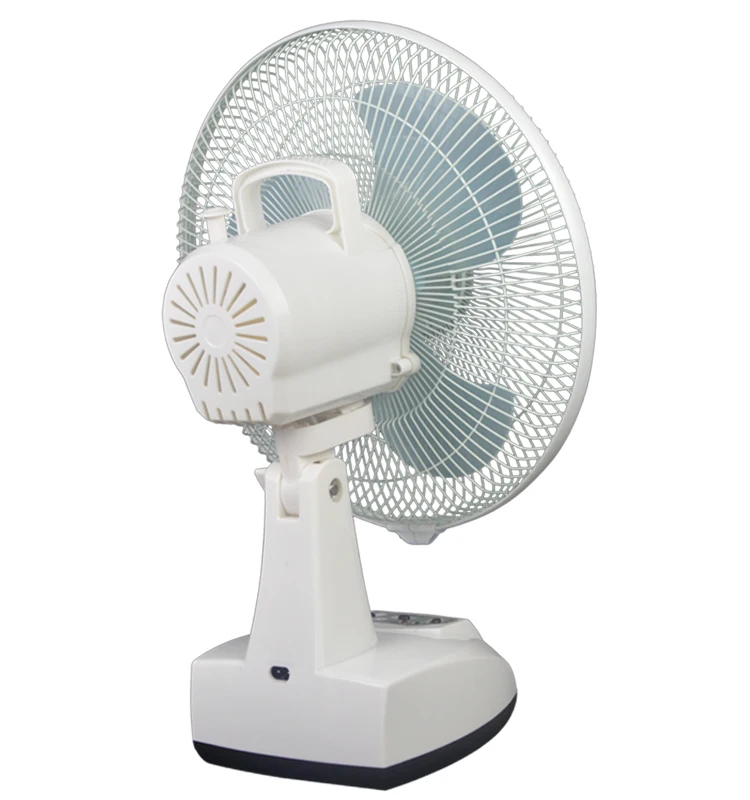 desk fan 12 inch rechargeable 12v dc table fan