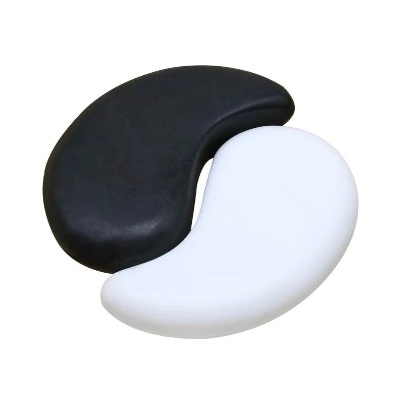 

Skyey Care High Quantity Fish Shape Face Massage Ying Yang Gua Sha Stone Taiji Guasha Board
