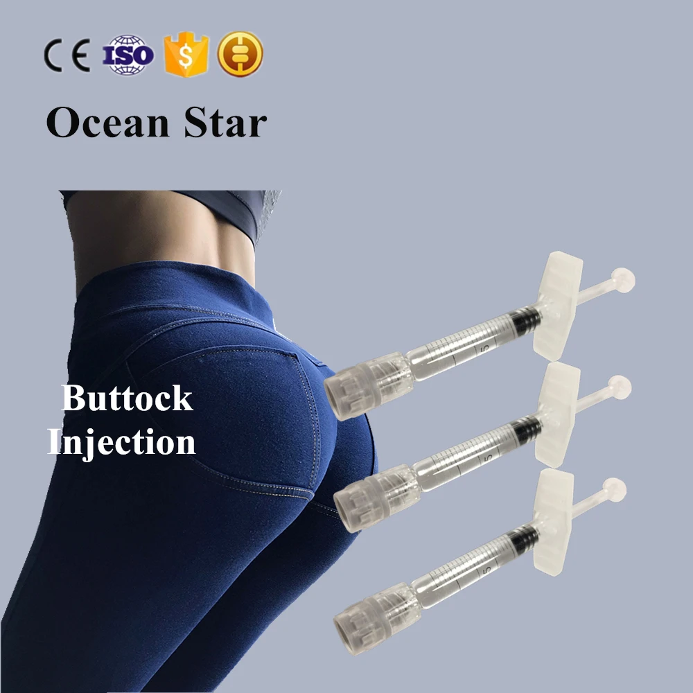 

Hot sale dermal inject acido hialuronico 10ml butt injections enlargment