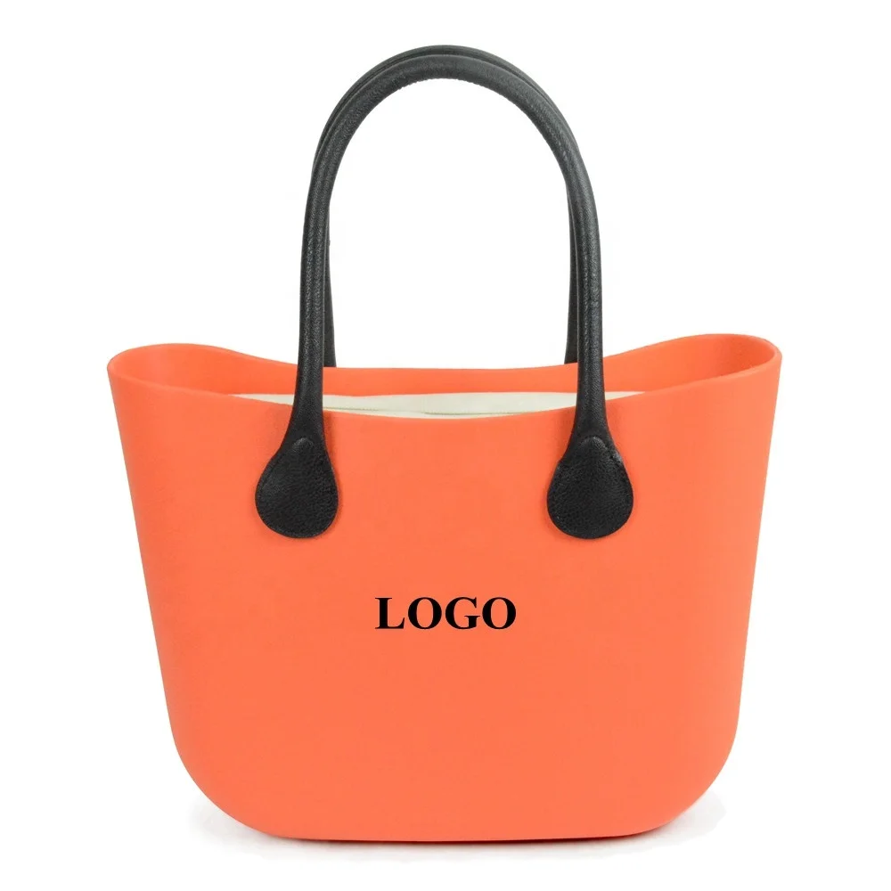 

Fashion Italy Classic Style EVA T O M Rubber Bag Waterproof Silicone Tote Bag