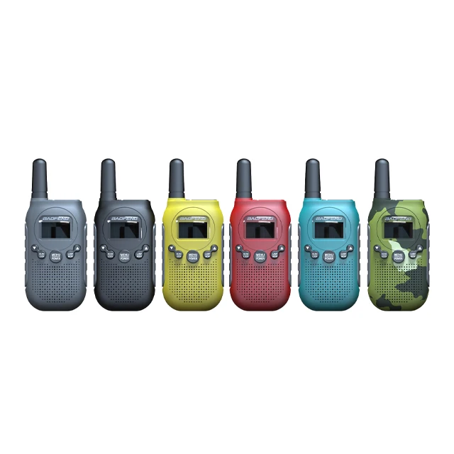 

Baofeng BF-T6 kids baofeng T6 bf-t6 dual band mini colorful for kids handheld walkie talkie FRS PMR446