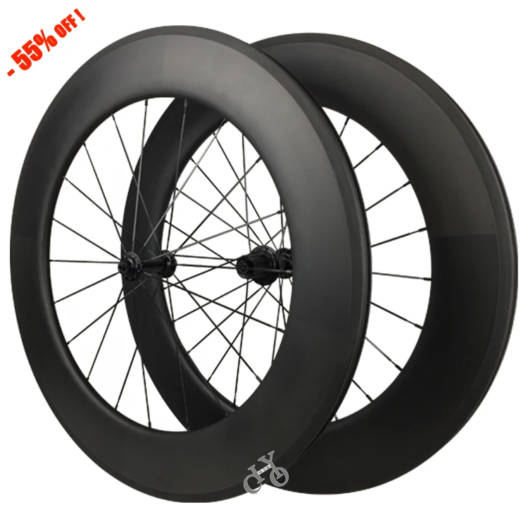 

Chinese Carbon Wheel 88mm Bike Wheels clincher 25mm Width Rim Brake/V Brake Carbon Wheelset