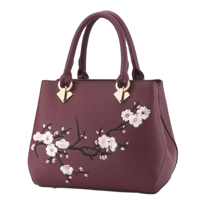

New Arrival pu ladies genuine leather handbag and tote bags wholesale elegant women shoulder handbag, Customizable
