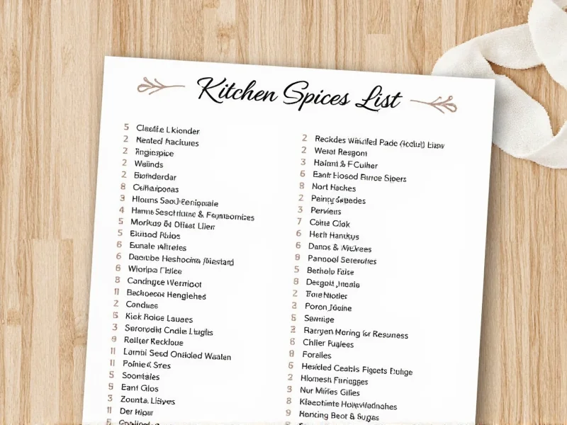 Essential Kitchen Spice List: 25 Must-Have Spices for Cooking