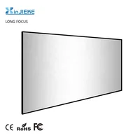 

ALR Screen for Short Throw 120" 100" 16:9 Anti-light PVC Projector Screen, HD 4k ust Projection Screen aluminum case