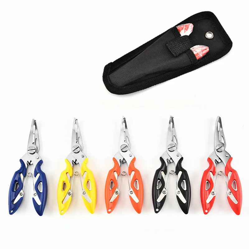 

Multifunctional Fishing Stainless Steel Pliers Scissors Lure Luya Hook Remove Line Cut Fishing Newcomer Tool Tackle Accessories, As picturres