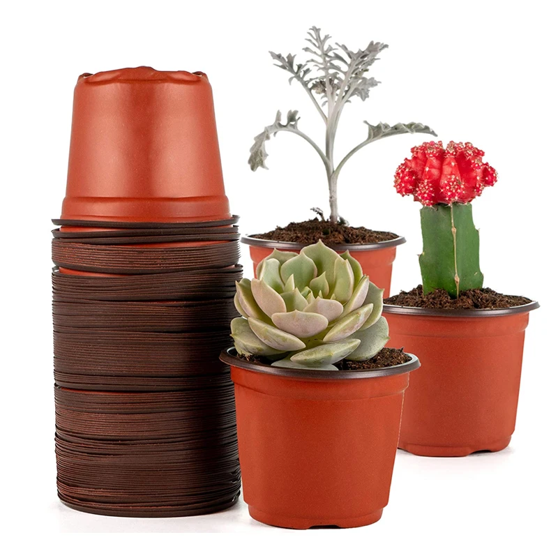 

Home Garden Supplies Flowerpot Multiple Sizes Nursery Succulents Planter Transplant Plastic Flower Pot, Customized color