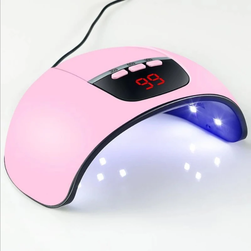 

OEM 3 Gear Timing Naildryer 45w LED Nail Lamp Automatic Nail Polish Gel Quick Drying Light Therapy Machine Lampe UV Pour Ongle
