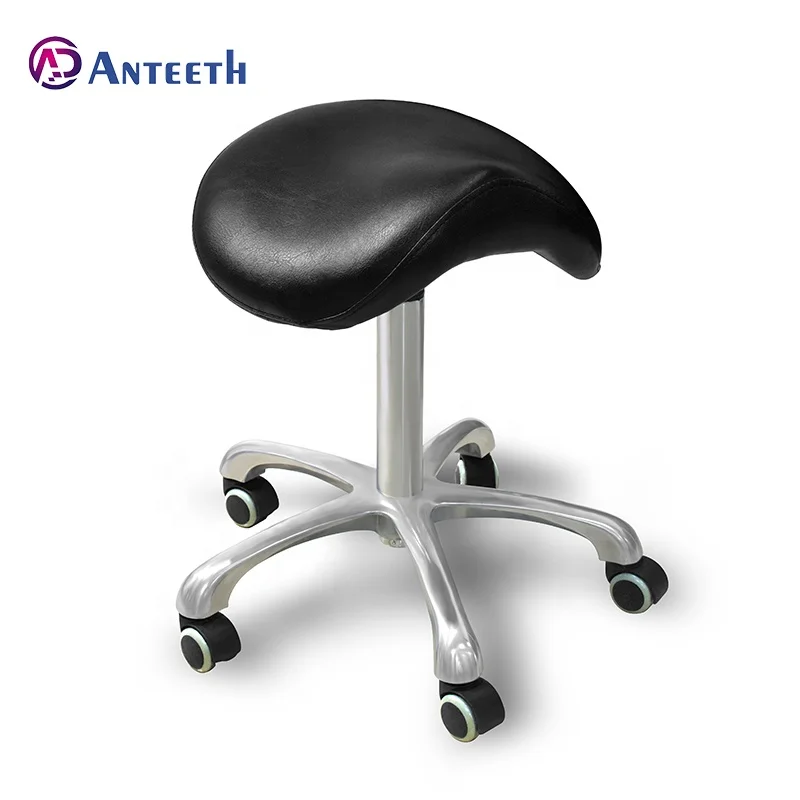 Best-Selling Salon Stool With Wheels Comfort Classic Hairdresser Chair Barber Adjustable Stool Saddle Chair
