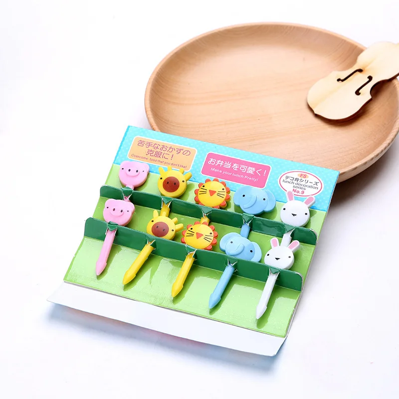 

Sink Filter Plastic Silicone Customized Party Fashionable Fruit Fork Food Picks Mini Animal Fruit Fork Tea Party Cake Fork