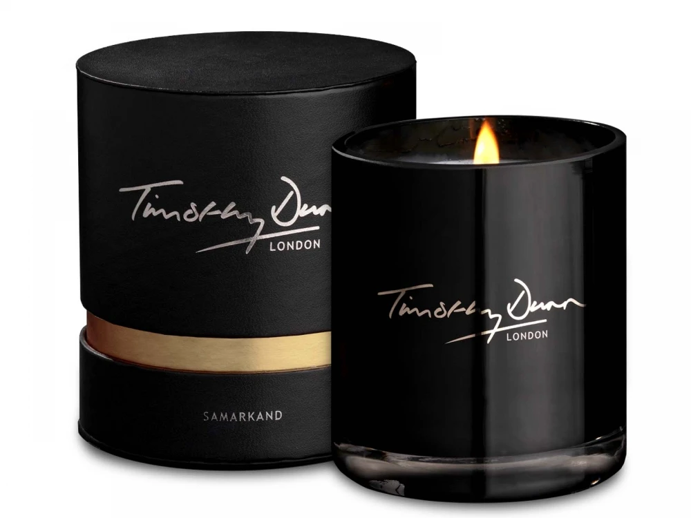 Luxury Rigid Clamshell Matte Black Candle Box Packaging,Reed Diffuser