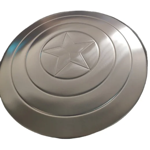

Metal Made Props Perfect Version 1:1 America Shield Cosplay Unpainted Version Accept Do Drop Shipping
