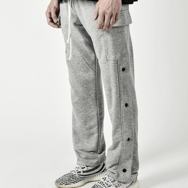 

Wholesale Casual Sport Latest OutDoor Mens Streetwear Stock Button Cargo Trousers Pants For Men