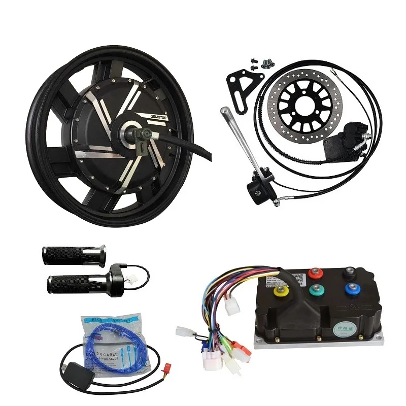 

QS 273 Model MOTOR 17inch 4000W Electric Scooter Vehicle Wheel Motor Conversion Kits