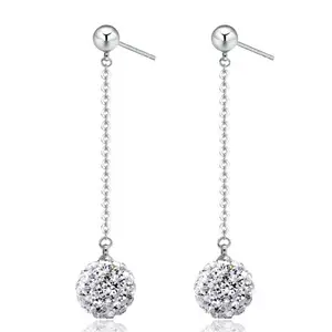 Temperament shambala earrings fashion hot style ear line long fringe earrings