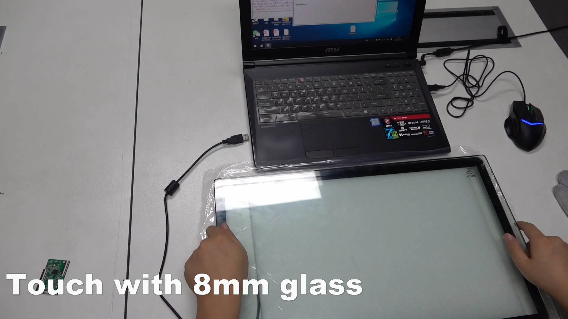 Custom Inch Pcap Transparent Glass Capacitive Multi Touch Panel Inch Touch Screen