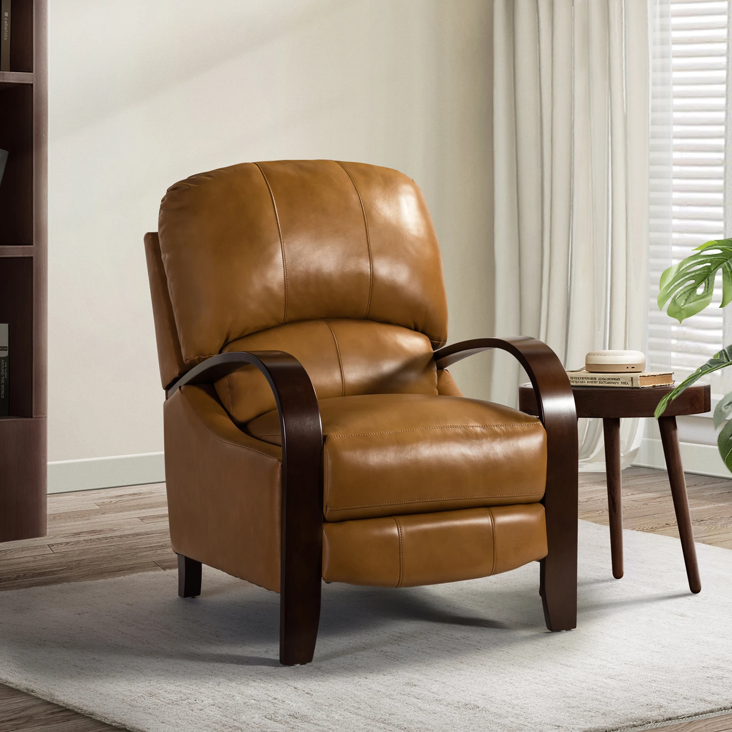 

Living room modern leather chair manual recliner sofa chair for sale