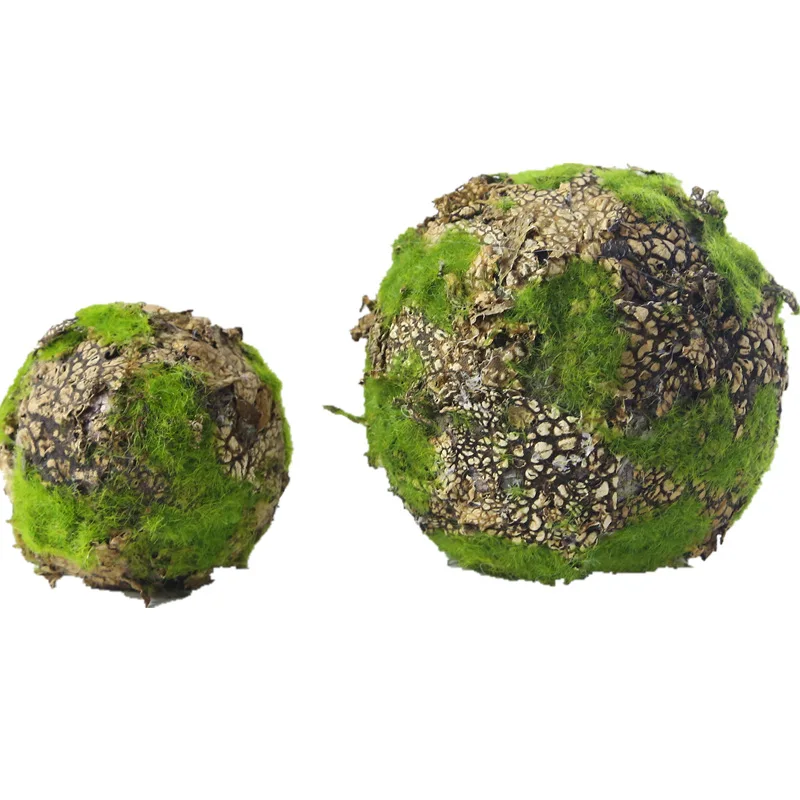 

Simulated Moss straw ball store window decorative ornament natural green plant Moss straw ball
