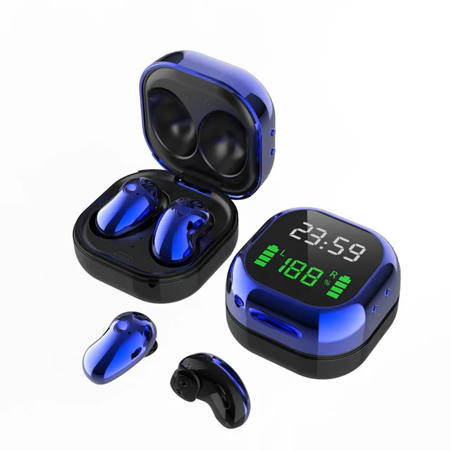 

New Arrival TWS S6 PLUS for BudsLive Earphone Version 5.1 Cheap Earbuds Wireless earphone, Blue/black