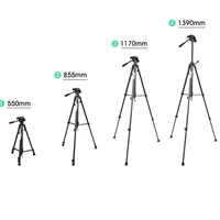 

Original Factory Sale 1400mm Professional Black Aluminium Tripod WF-3520 Tripod Stand for Digital Camera DSLR Smart Phone