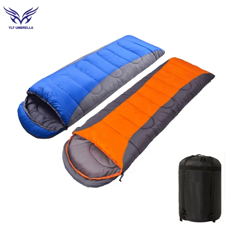 

Custom Splicing Traveling Envelope Military Waterproof Camping Sleeping Bag, Blue and orange