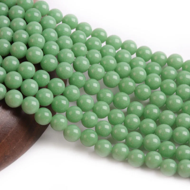 

Wholesale Natural Stone Beads Green luminous stone beads Round Beads for Jewelry Making 15.5inch/strand Pick Size 4 6 8 10 12mm