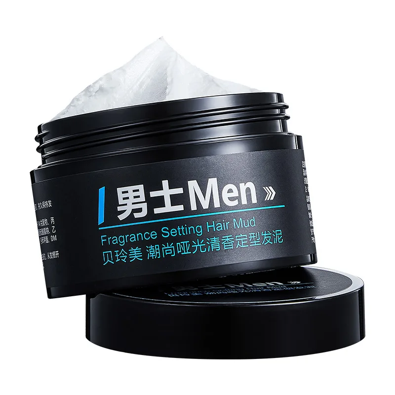 

Wholesale Hair Styling Wax Clay Private Label Hair Products Men Wave Pomade Strong Hold Hair Styling Wax