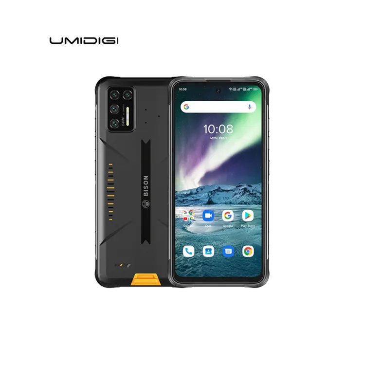 

New UMIDIGI BISON GT Rugged Phone 6.67 inch Android 10 8GB+128GB Mobile Phones 64MP Camera 5150mAh Battery Cellphone