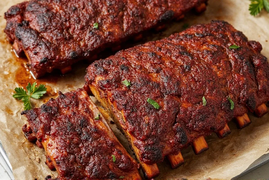 Different cuts of beef ribs