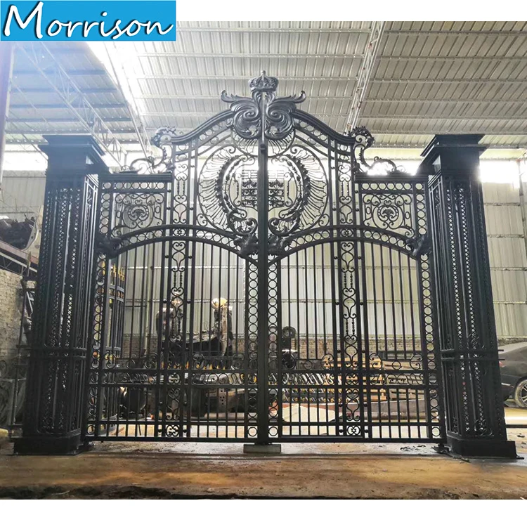 2020 Fancy Luxury Gates House Main Iron Gate Designs Wrought Iron Gate