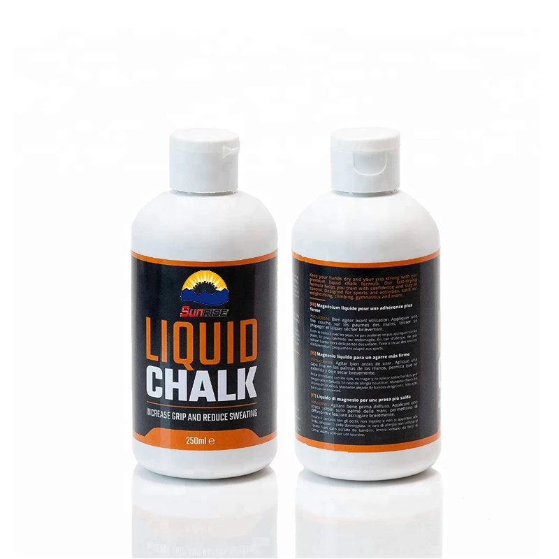 

Magnesium Liquid chalk weightlifting for hands dry used in all Sports