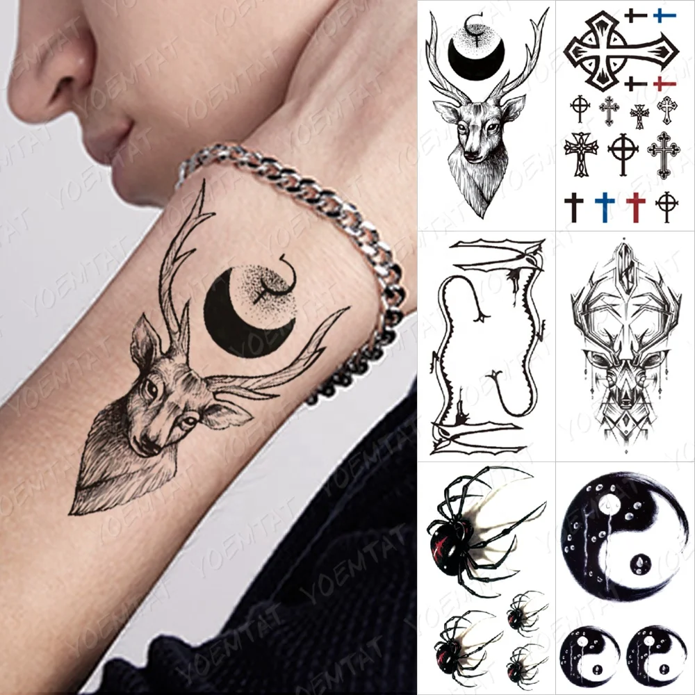 

Non-Toxic Custom High Quality Deer Hand Temporary Tattoo China, Cmyk