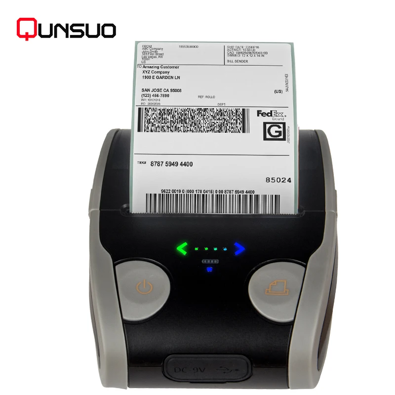 

Android Mobile 58MM Label Mini POS Receipt Sticker Portable Thermal Barcode Sticker Printer
