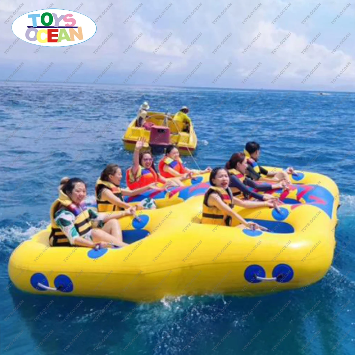 

inflatable surfing boat tube towable flyig towable water ski inflatable water ski, Customized color